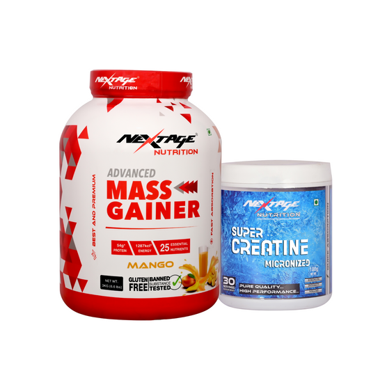 MASS GAINER MANGO(3KG) AND CREATINE(1OOG).