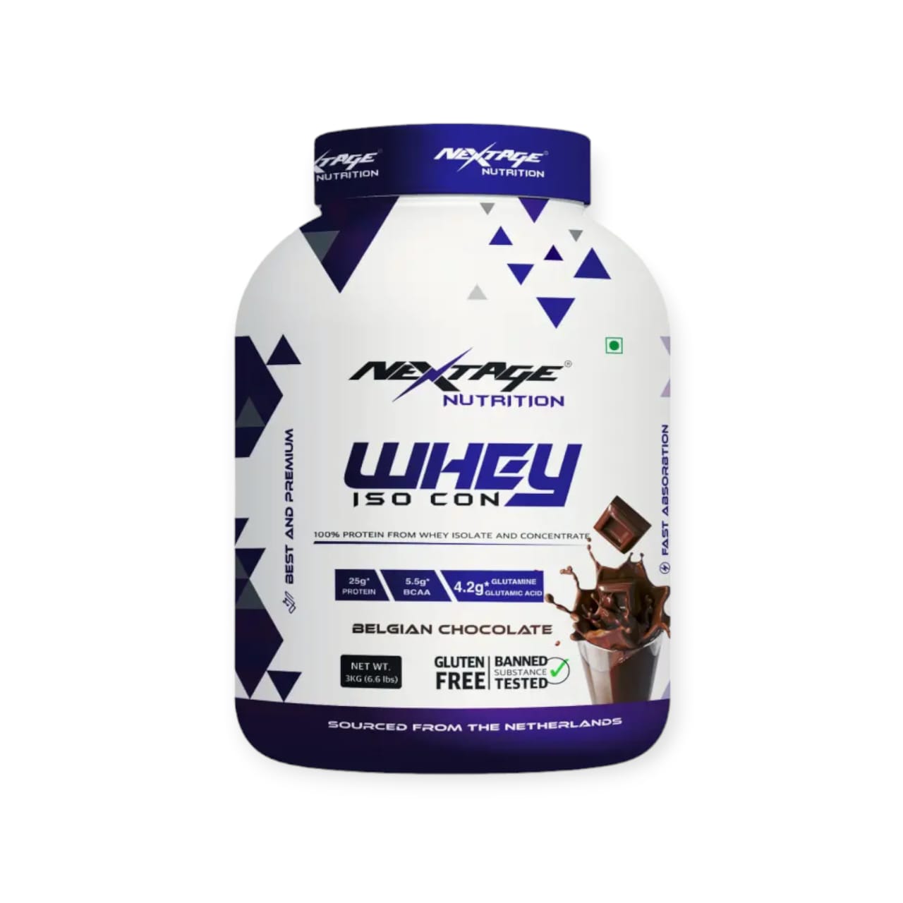 3.WHEY ISOCON BELGIUN CHOCOLATE.