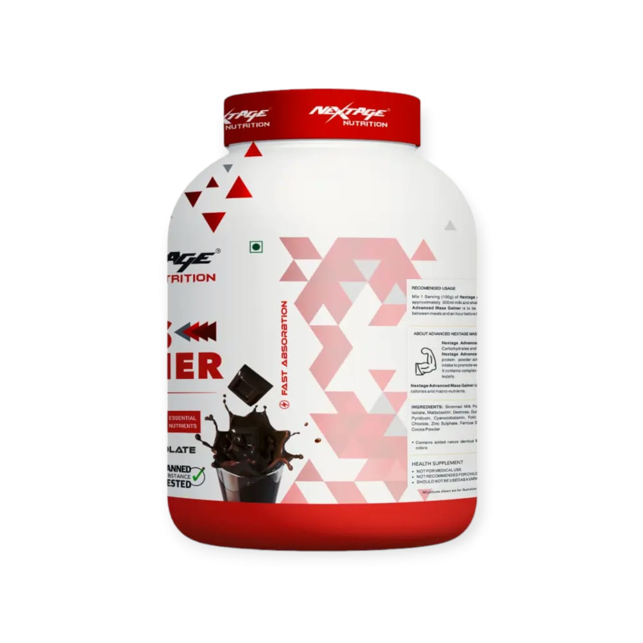 5.MASS GAINER BELGIUN CHOCOLATE(3kg)