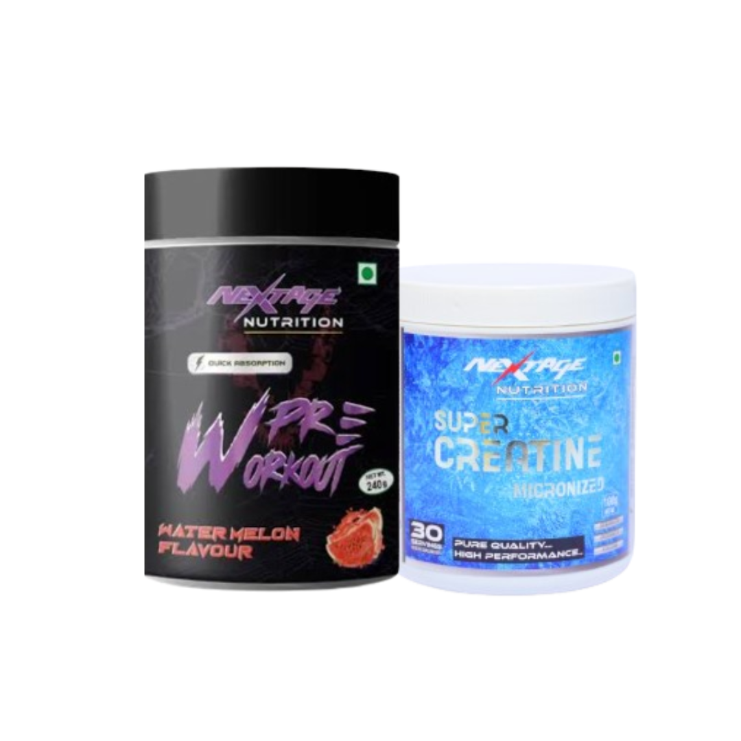 PRE WORKOUT WATERMELON(240G)AND CREATINE(100G)