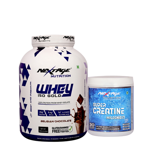 ISO GOLD BELGIUN(2KG) CHOCOLATE  AND CREATINE(500G)